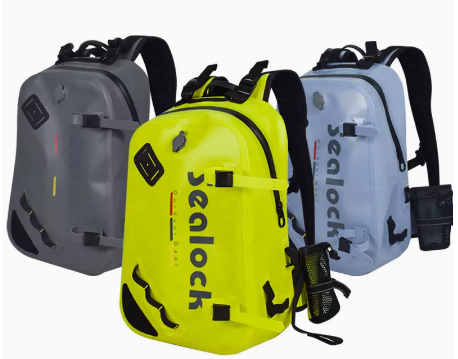 Der neue modische wasserdichte Fliegenfischer-Rucksack von Sealock wird auf der ISPO MUNICH 2022 vorgestellt