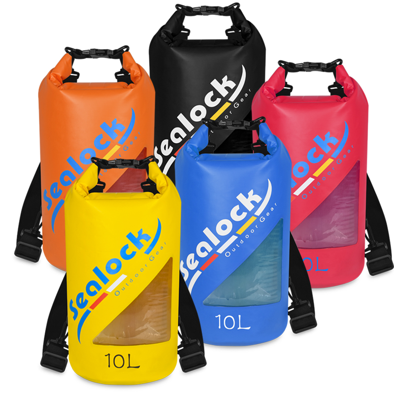 100 % wasserdichter Packsack zum Schwimmen, Kajakfahren, Bootfahren, Wandern, Camping, Angeln