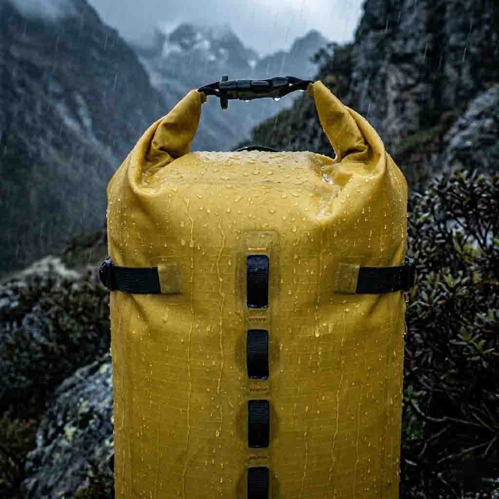 Von einem Bergregen überrascht? Wie Roll-Top-Rucksäcke das Eindringen von Wasser verhindern