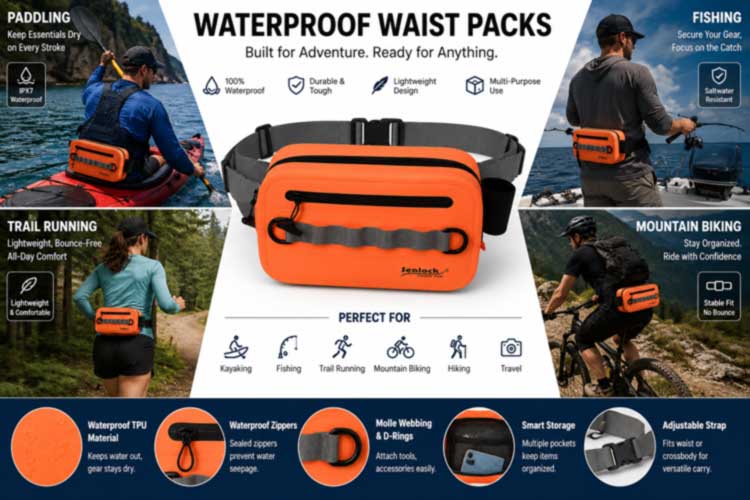 Wasserdichte OEM-Hüfttasche für Outdoor-Marken