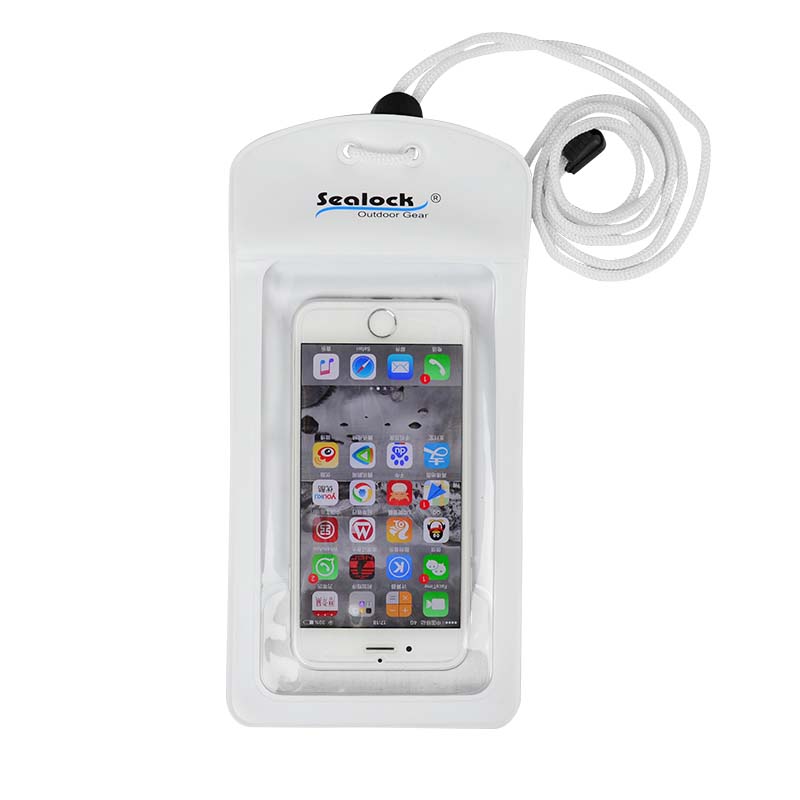 Dual-Seal IPX8 wasserdichte Handytasche mit Rückkamerafenster